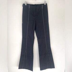 White House Black Market Flared leg split hem trousers